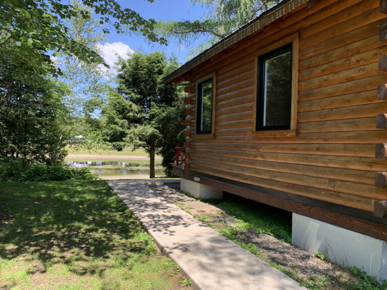 Chalet locatif camping la Mine de cuivre à Eastman en Estrie