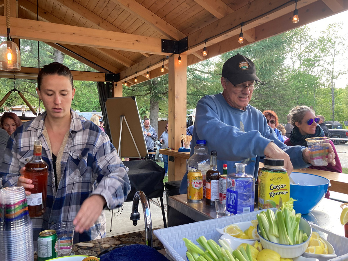 Activité extérieurs camping la Mine de cuivre à Eastman en Estrie