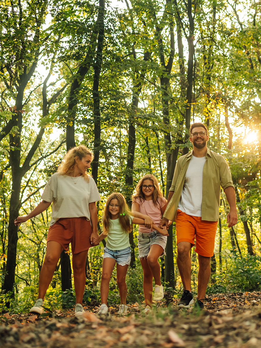 famille camping la Mine de cuivre à Eastman en Estrie