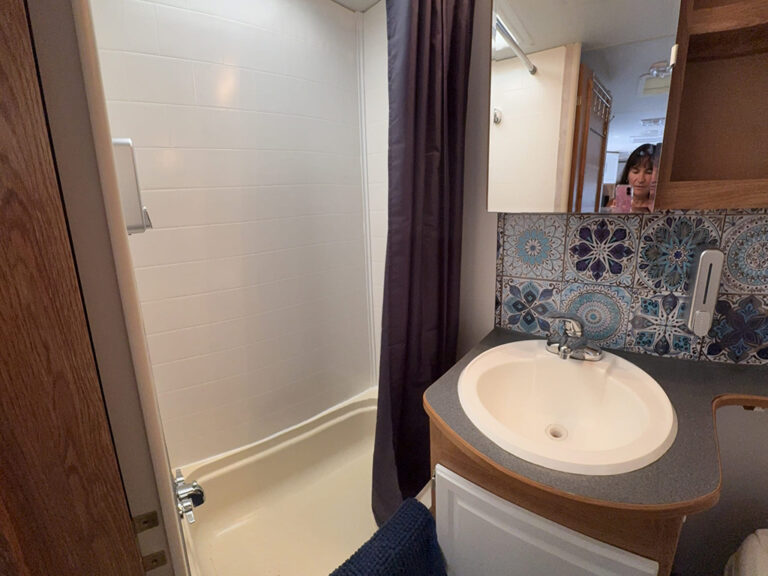 Roulottes au camping la Mine de cuivre à Eastman en Estrie