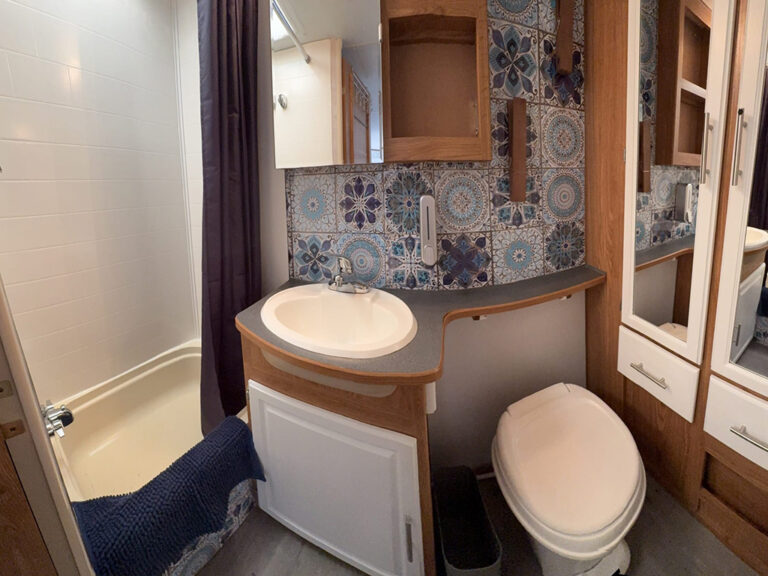 Roulottes au camping la Mine de cuivre à Eastman en Estrie