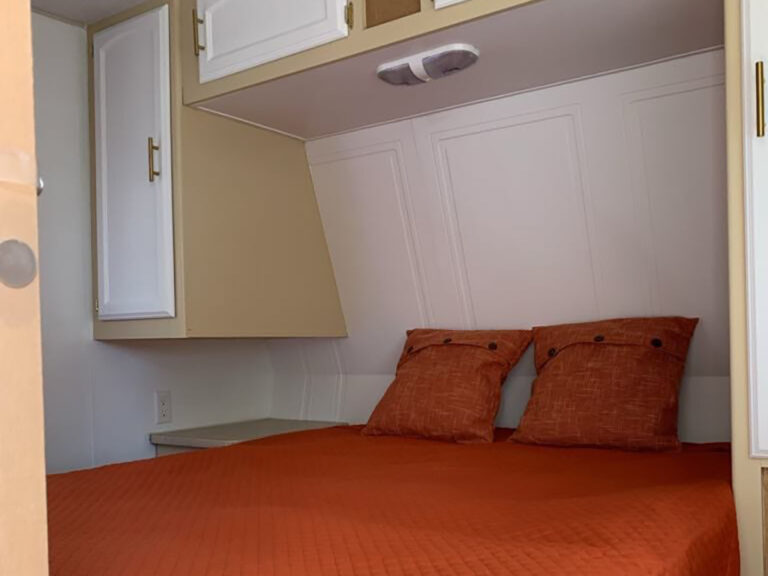 Roulottes au camping la Mine de cuivre à Eastman en Estrie