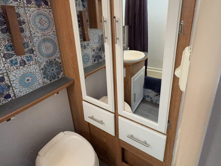 Roulottes au camping la Mine de cuivre à Eastman en Estrie